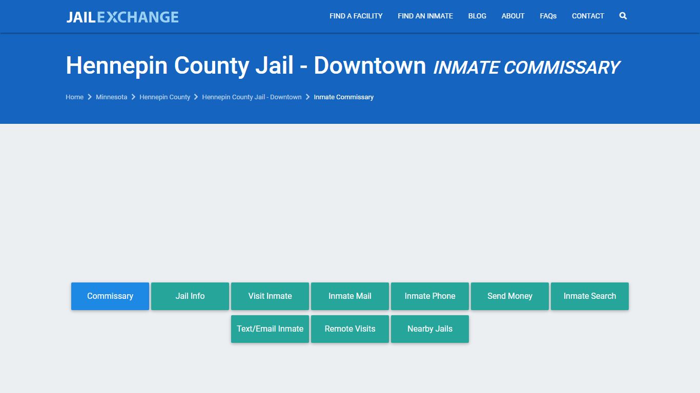 Hennepin County Jail - Downtown Inmate Commissary